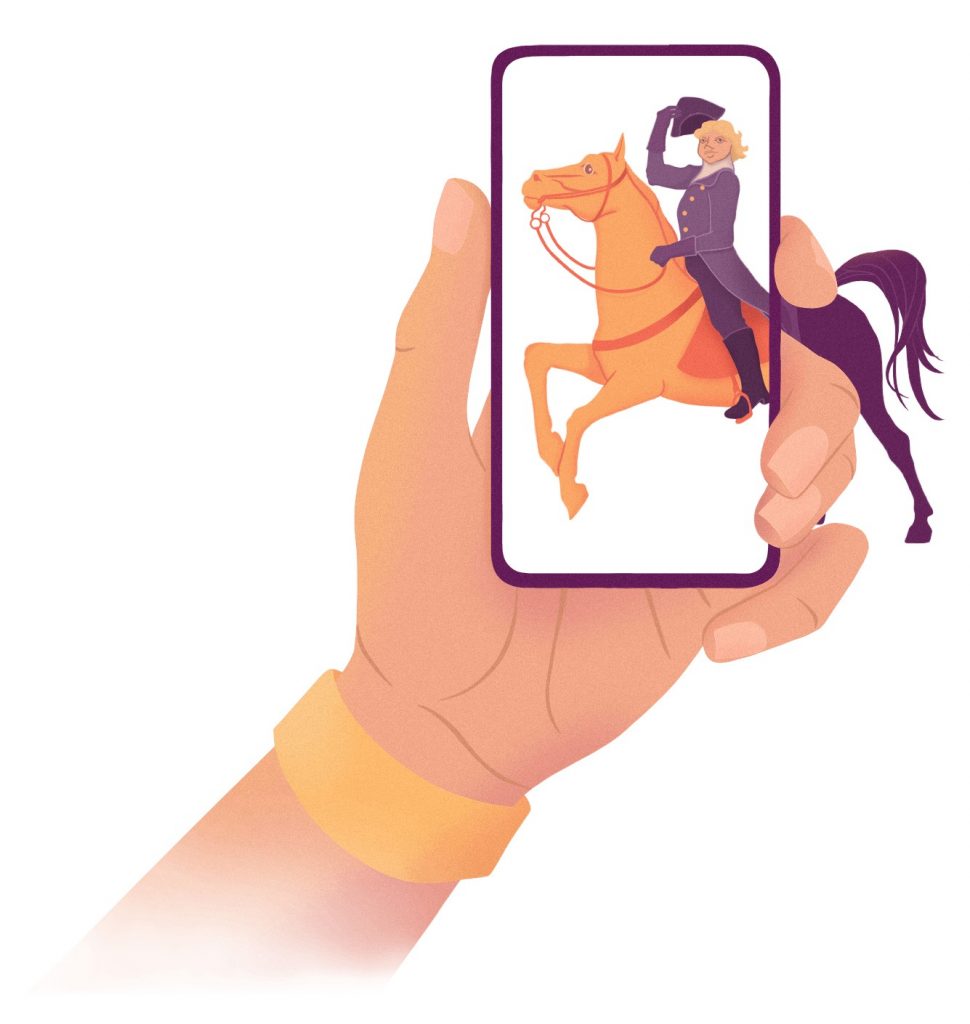 AR-phone Salmi Platform AR hevonen